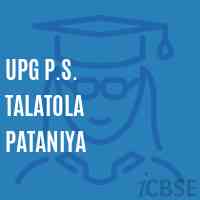 Upg P.S. Talatola Pataniya Primary School Logo