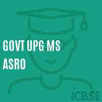 Govt Upg Ms Asro Primary School Logo
