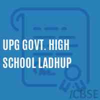 Upg Govt. High School Ladhup Logo