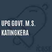 Upg Govt. M.S. Katingkera Middle School Logo