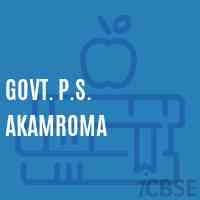 Govt. P.S. Akamroma Primary School Logo