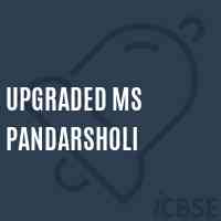 Upgraded Ms Pandarsholi Middle School Logo