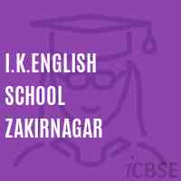 I.K.English School Zakirnagar Logo