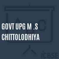 Govt Upg M .S Chittolodhiya Middle School Logo