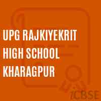 Upg Rajkiyekrit High School Kharagpur Logo