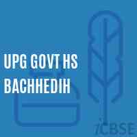 Upg Govt Hs Bachhedih Secondary School Logo