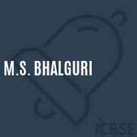 M.S. Bhalguri Middle School Logo