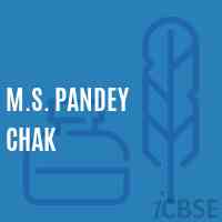 M.S. Pandey Chak Middle School Logo