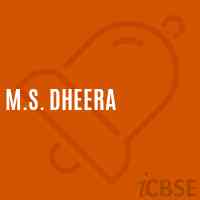 M.S. Dheera Middle School Logo