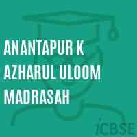 Anantapur K Azharul Uloom Madrasah Middle School Logo