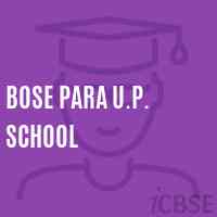 Bose Para U.P. School Logo