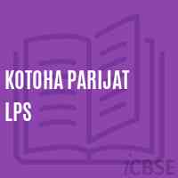 Kotoha Parijat Lps Primary School Logo