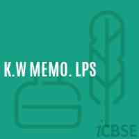 K.W Memo. Lps Primary School Logo