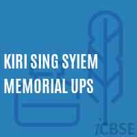 Kiri Sing Syiem Memorial Ups Middle School Logo