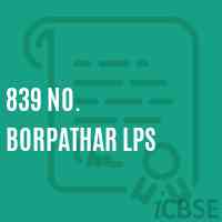 839 No. Borpathar Lps Primary School Logo