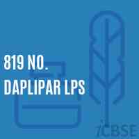 819 No. Daplipar Lps Primary School Logo