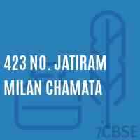 423 No. Jatiram Milan Chamata Primary School Logo