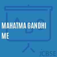 Mahatma Gandhi Me Middle School Logo