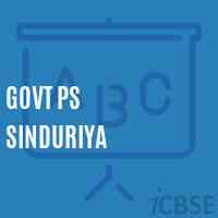 Govt Ps Sinduriya Primary School Logo
