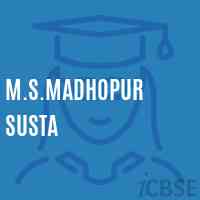 M.S.Madhopur Susta Middle School Logo