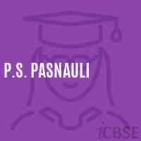 P.S. Pasnauli Primary School Logo