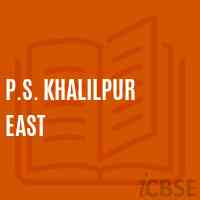 P.S. Khalilpur East Primary School Logo