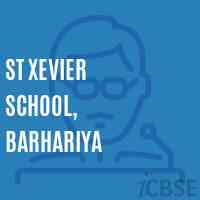 St Xevier School, Barhariya Logo