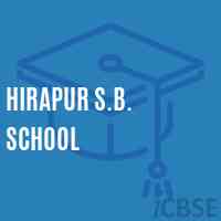 Hirapur S.B. School Logo