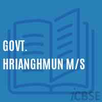 Govt. Hrianghmun M/s School Logo