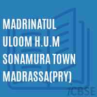 Madrinatul Uloom H.U.M Sonamura Town Madrassa(Pry) Middle School Logo