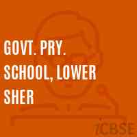 Govt. Pry. School, Lower Sher Logo