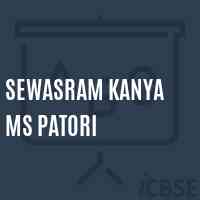 Sewasram Kanya Ms Patori Middle School Logo