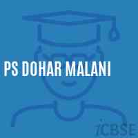 Ps Dohar Malani Primary School Logo