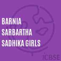 Barnia Sarbartha Sadhika Girls Secondary School Logo