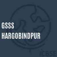 Gsss Hargobindpur High School Logo
