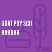 Govt Pry Sch Bardar Primary School Logo