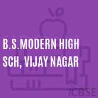 B.S.Modern High Sch, Vijay Nagar Secondary School Logo