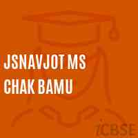 Jsnavjot Ms Chak Bamu Senior Secondary School Logo