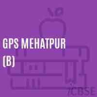 Gps Mehatpur (B) Primary School Logo