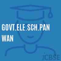 Govt.Ele.Sch.Panwan Primary School Logo