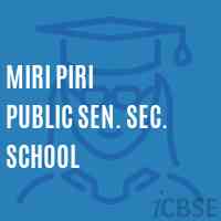 Miri Piri Public Sen. Sec. School Logo