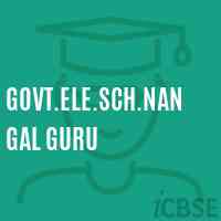 Govt.Ele.Sch.Nangal Guru Primary School Logo