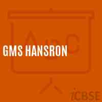 Gms Hansron Middle School Logo