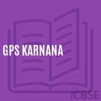 Gps Karnana Primary School Logo