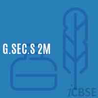 G.Sec.S 2M Secondary School Logo
