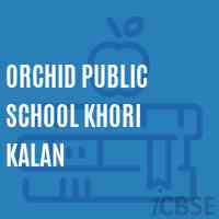 Orchid Public School Khori Kalan Logo