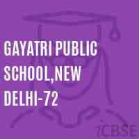 Gayatri Public School,New Delhi-72 Logo