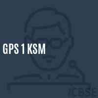 Gps 1 Ksm Primary School Logo