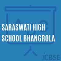 Saraswati High School Bhangrola Logo