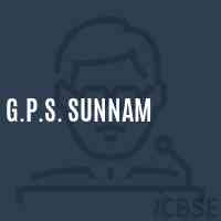 G.P.S. Sunnam Primary School Logo